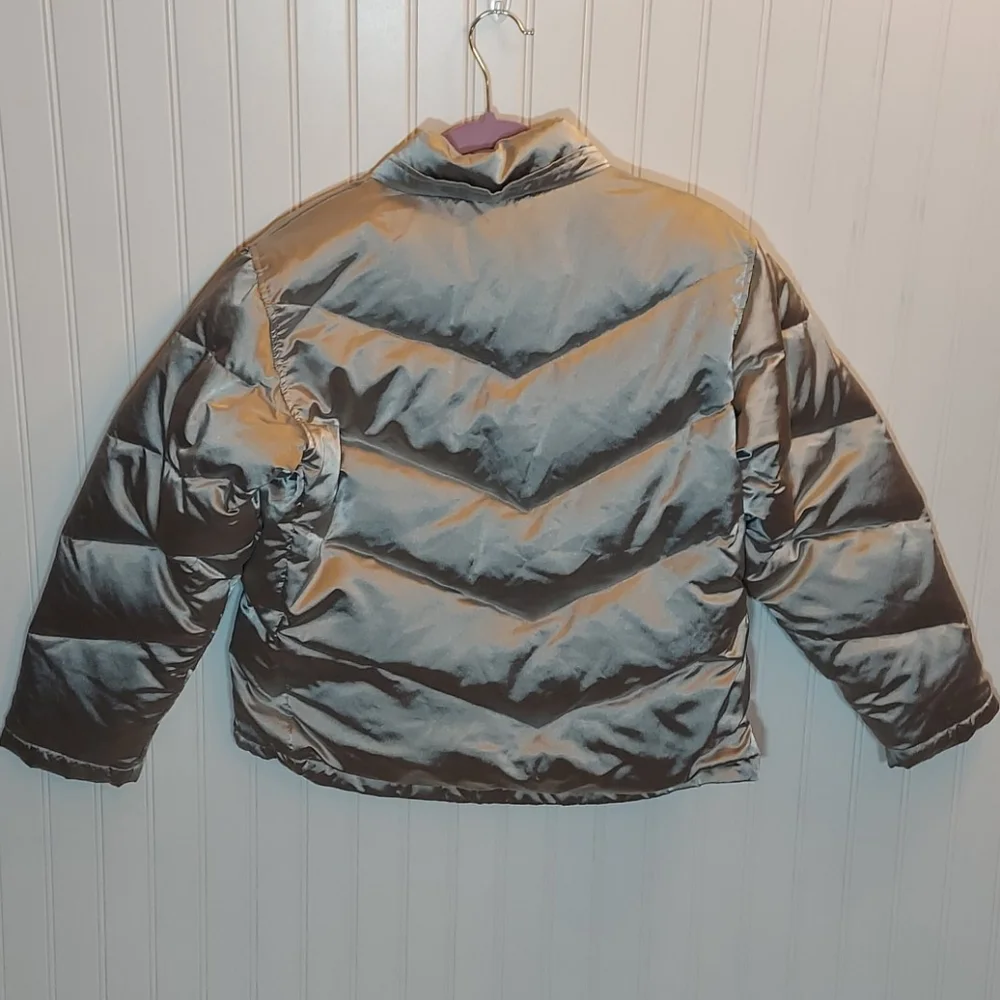 GAP kids silver puffer jacket XXL/TTG